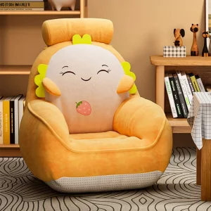 Cartoon Stuffed Sofa Children Cushion Dinosaur Cat Avocado Rabbit Soft Pillow Rest  Small Sofa Chairs Cushions Casual furniture